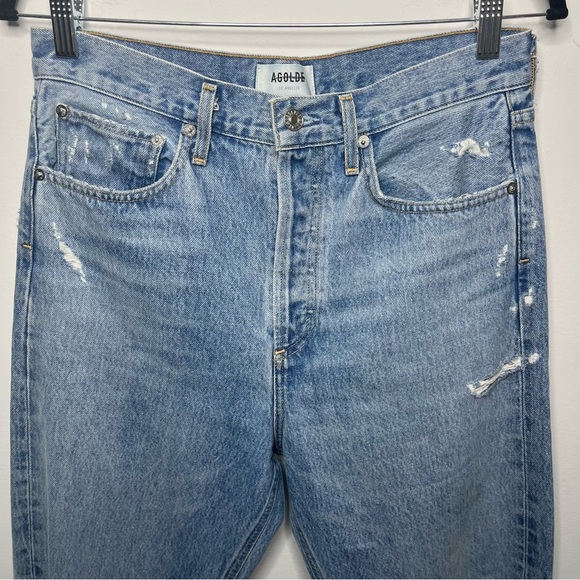 Agolde 90's Mid Rise Loose Jeans in Fall Out 27 - Picture 4 of 9